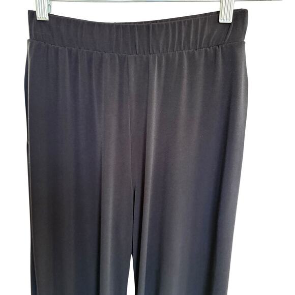 Brigitte Brianna Pants Women's Black Wide Leg Large Sexy Modest Pockets Stretch - Picture 2 of 10